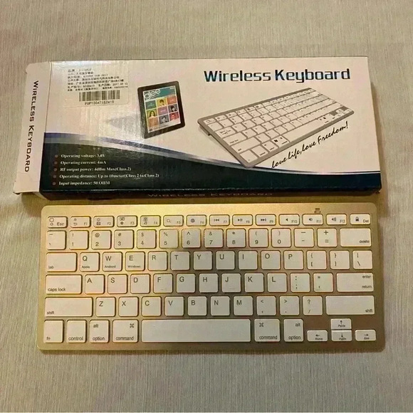 I-FUAUF Bluetooth Wireless Mini Keyboard Apple iOS & Android Cellphone Tablet - Picture 3 of 10